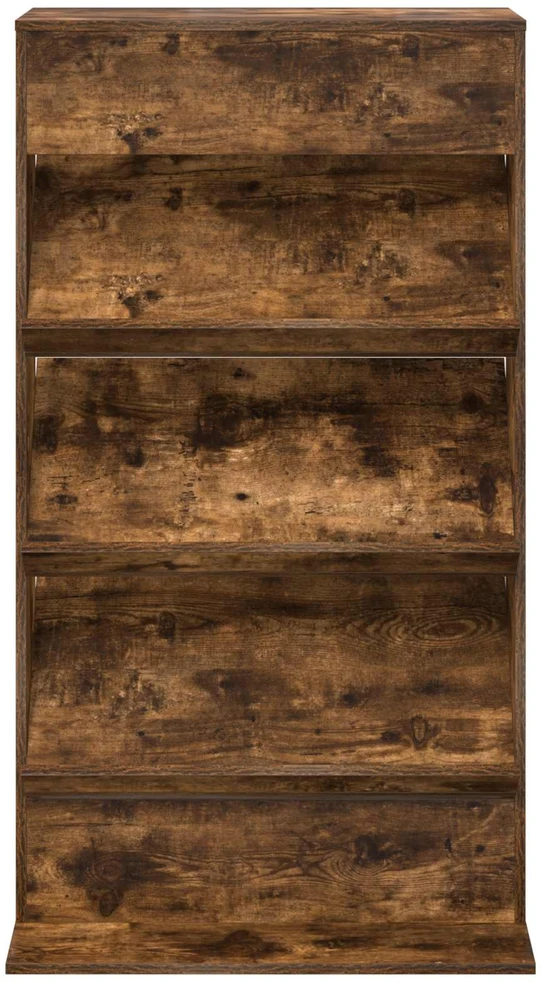 Žurnalų stovas Rūkyta ąžuolas 70 x 41 x 126 cm Apdirbta mediena
