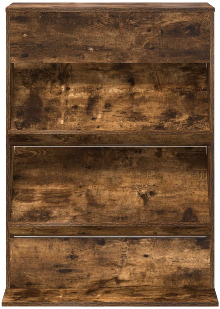 Žurnalų stovas Rūkyta ąžuolas 70 x 41 x 96 cm Apdirbta mediena