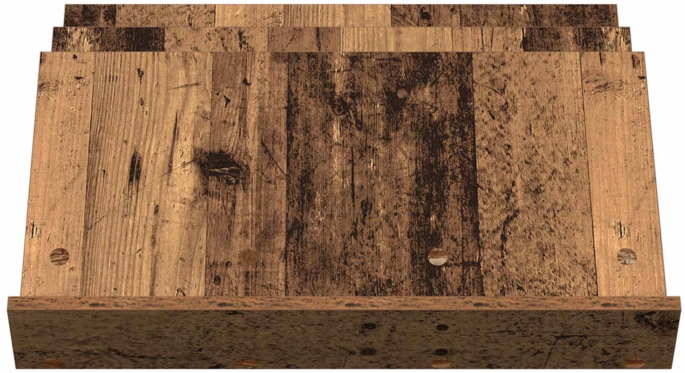 Žurnalų stovas Senas medis 65 x 53 x 28,5 cm Apdirbta mediena