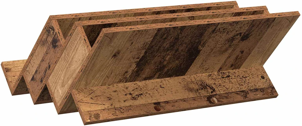 Žurnalų stovas Senas medis 65 x 53 x 28,5 cm Apdirbta mediena