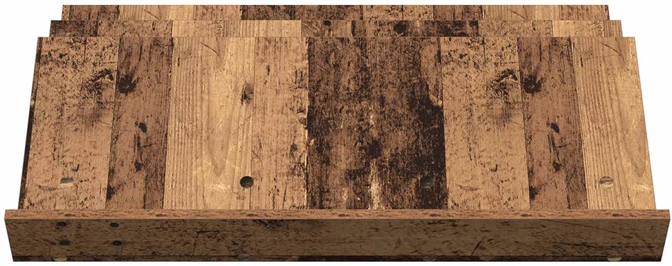 Žurnalų stovas Senas medis 90 x 53 x 28,5 cm Apdirbta mediena