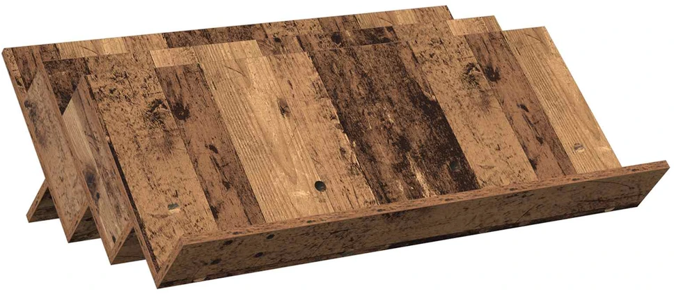 Žurnalų stovas Senas medis 90 x 53 x 28,5 cm Apdirbta mediena