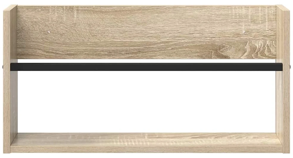 Žurnalų stovas Sonoma ąžuolas 60 x 12 x 30 cm Apdirbta mediena