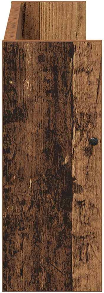 Žurnalų stovas su lentyna 2 vnt. Senas medis 60 x 12 x 30 cm
