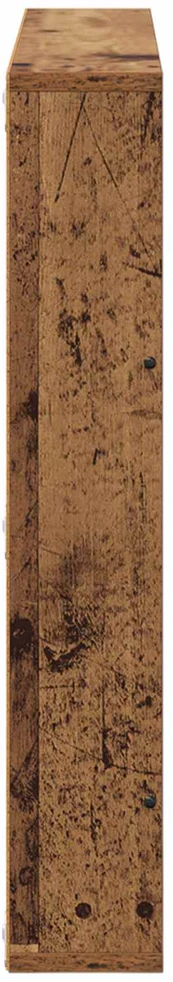 Žurnalų stovas su lentyna 2 vnt. Senas medis 80 x 12 x 70 cm