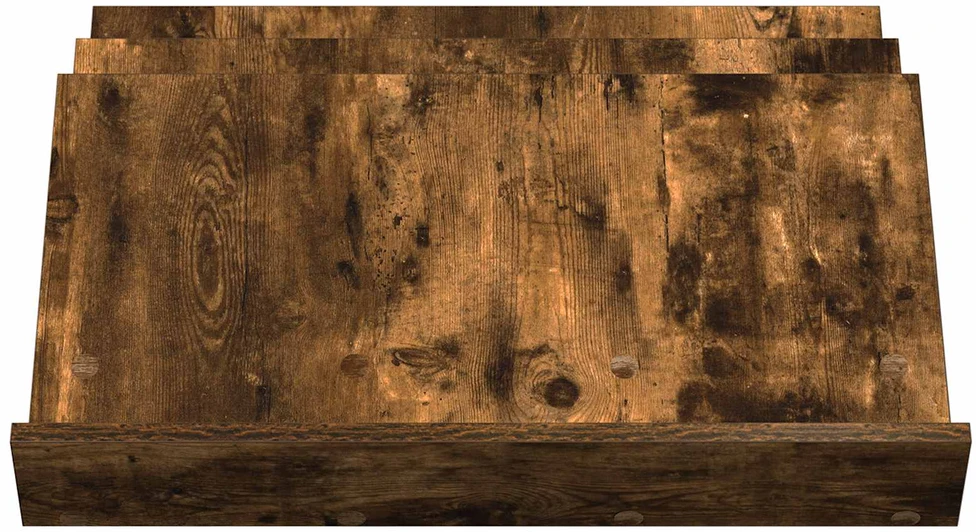 Žurnalų stovas su lentyna Rūkyta ąžuolas 65 x 53 x 28,5 cm