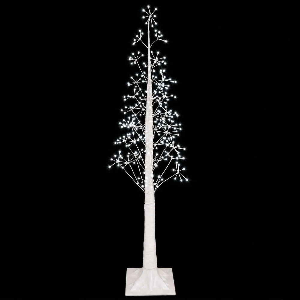 Žvaigždinė Kalėdų eglutė Balta 17 x 17 x 150 cm Plastmasė