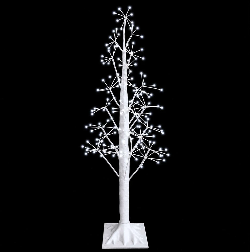 Žvaigždinė Kalėdų eglutė Balta 17 x 17 x 120 cm Plastmasė