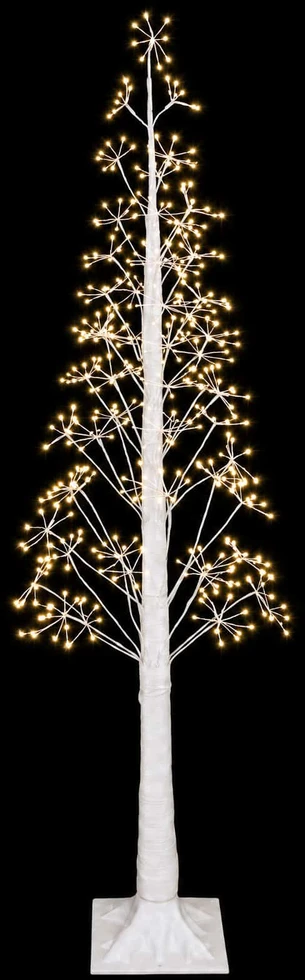 Žvaigždinė Kalėdų eglutė Balta 180 cm Plastmasė 432 LED
