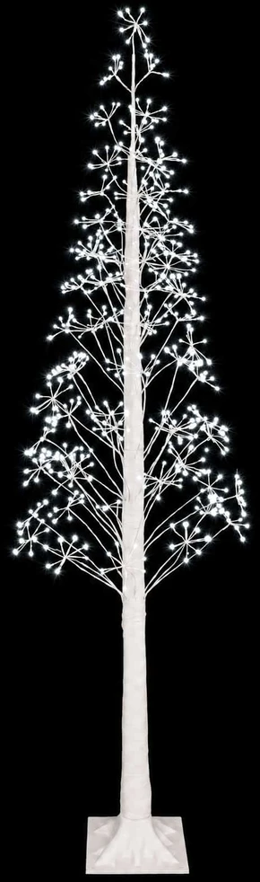 Žvaigždinė Kalėdų eglutė Balta 25 x 25 x 210 cm Plastmasė