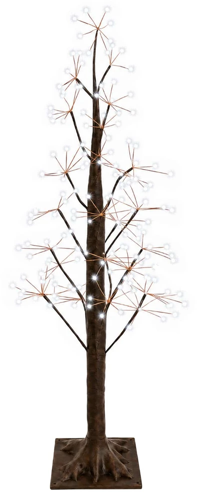 Žvaigždinė Kalėdų eglutė Ruda 120 cm Plastmasė 240 LED