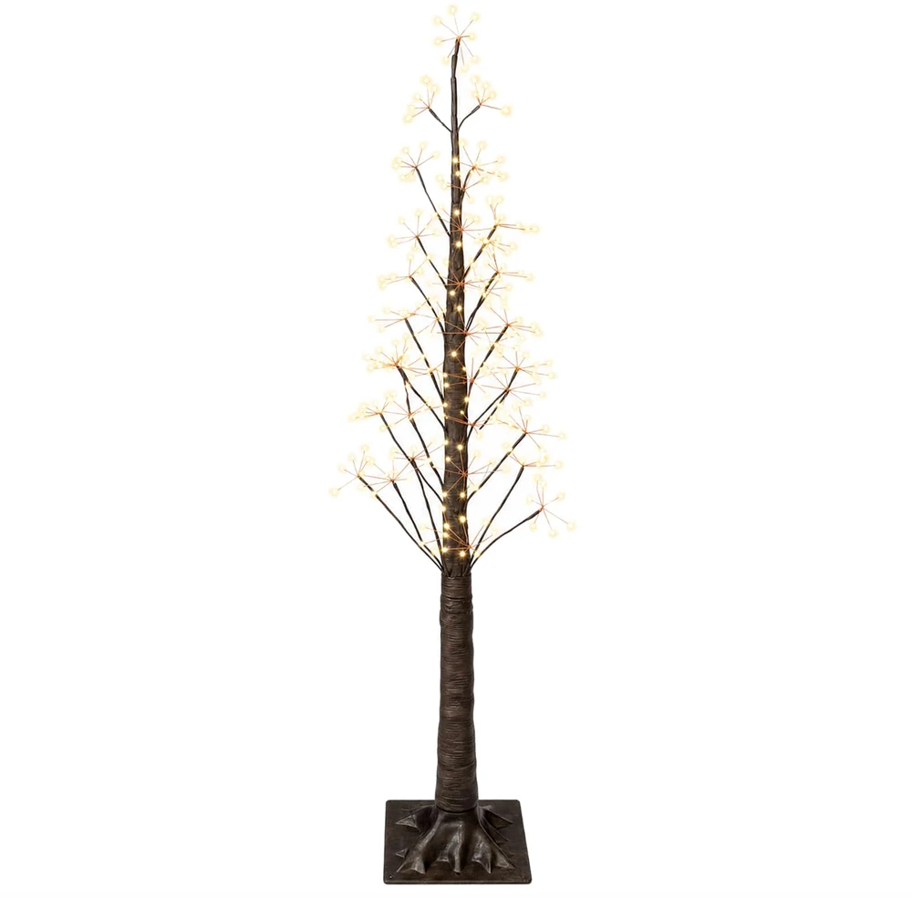 Žvaigždinė Kalėdų eglutė Ruda 150 cm Plastmasė 304 LED