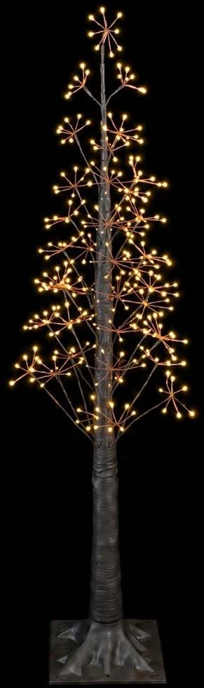 Žvaigždinė Kalėdų eglutė Ruda 150 cm Plastmasė 304 LED