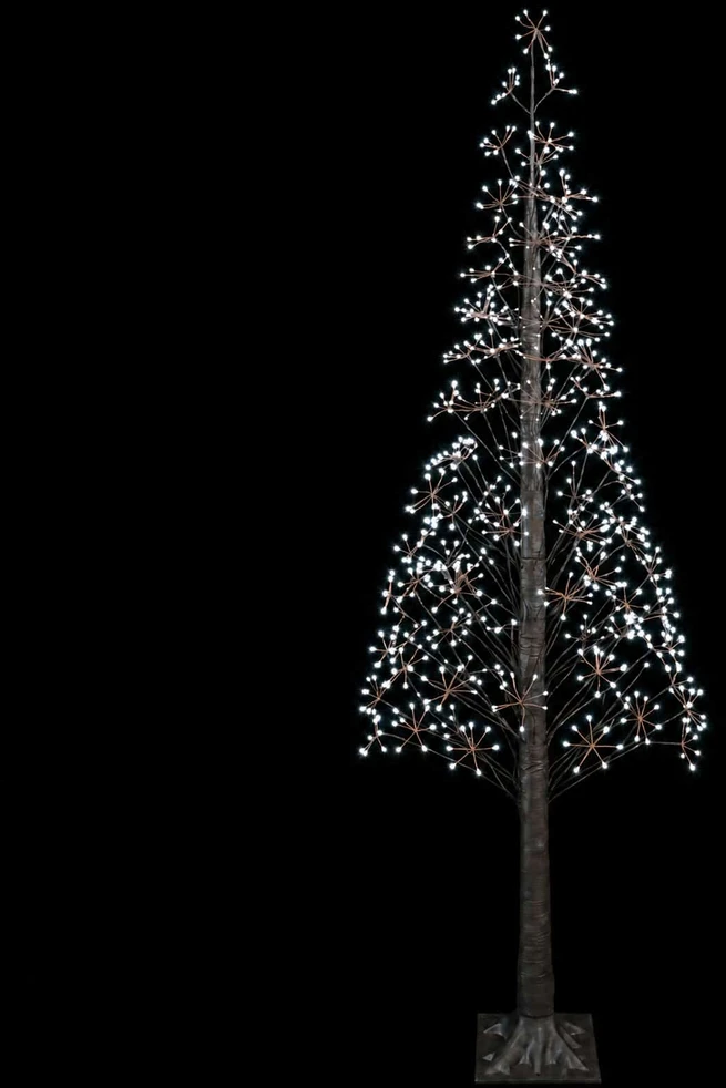 Žvaigždinė Kalėdų eglutė Ruda 240 cm Plastmasė 688 LED