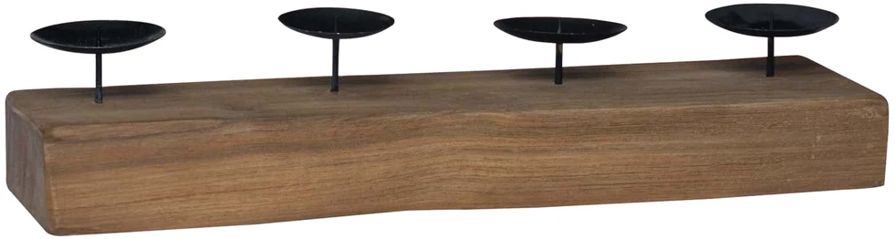 Žvakidė Natūrali 50 x 15 x 10 cm Tikmedžio medienos masyvas
