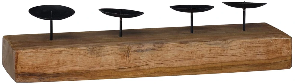 Žvakidė Natūrali 50 x 15 x 10 cm Tikmedžio medienos masyvas