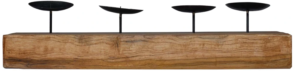 Žvakidė Natūrali 50 x 15 x 10 cm Tikmedžio medienos masyvas