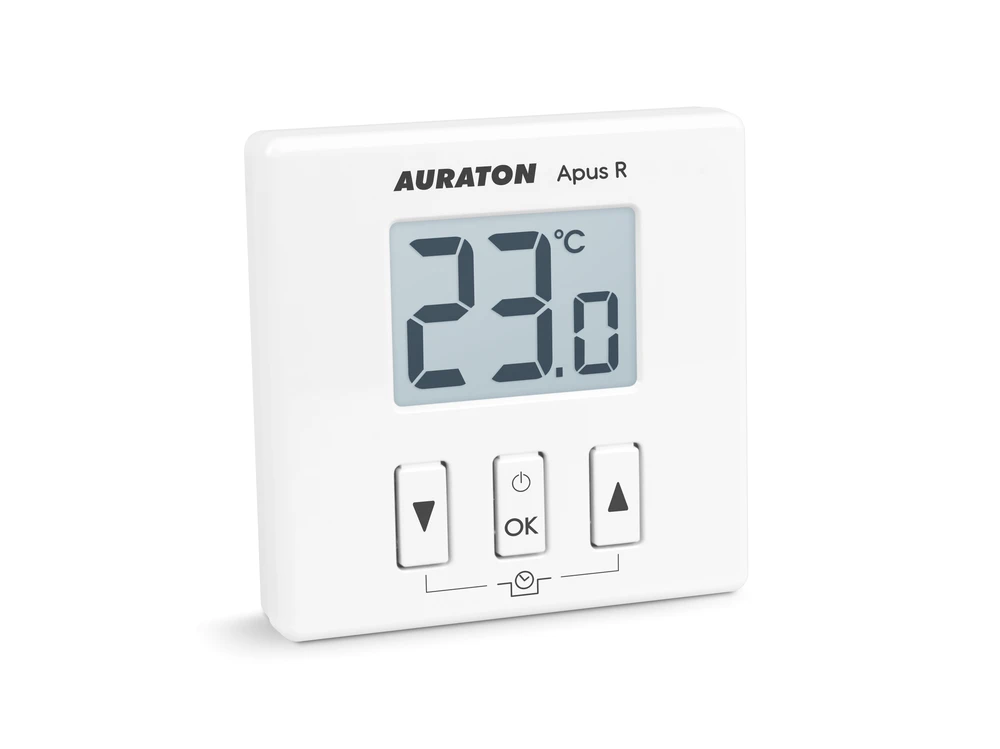 AURATON Apus SET (AURATON 200 RTA) belaidis termoreguliatorius su elektronine radiatoriaus vožtuvo galva (komplektas)