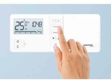 Belaidžio termostato rinkinys su savaitiniu programavimu AURATON Fenix Set (Komplektas)