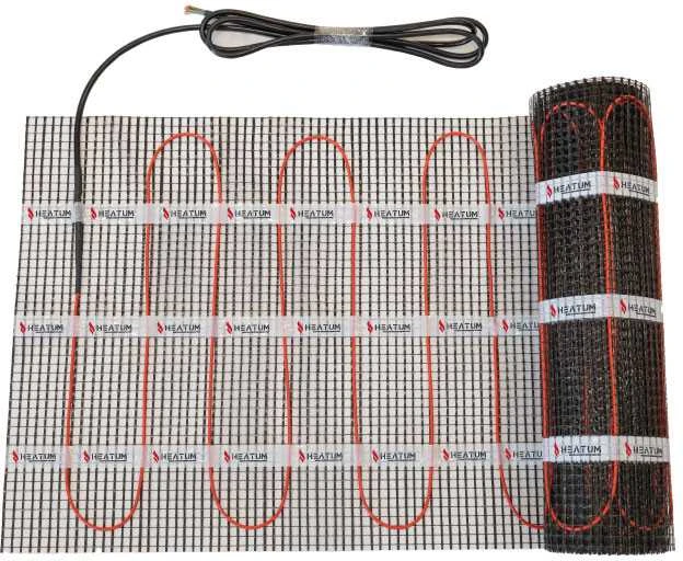 Elektrinis šildomų grindų kilimėlis - tinklelis Heatum 150 W/m² (150-1.5)