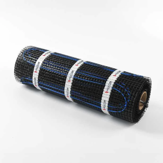 Elektrinis šildomų grindų kilimėlis - tinklelis Heatum 100 W/m² (100-05)