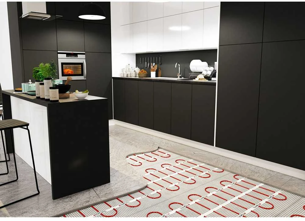 Elektrinis šildymo kilimėlis TERMOFOL HM 150, HM kilimėlių dydžiai: TF-HM-150-20, 2,0m2, 0,5x4m, 300W
