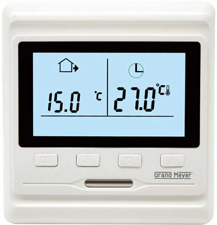 Grand Meyer® HW500 Programuojamas termostatas, laidinis, savaitinis, potinkinis, 230V, 16A