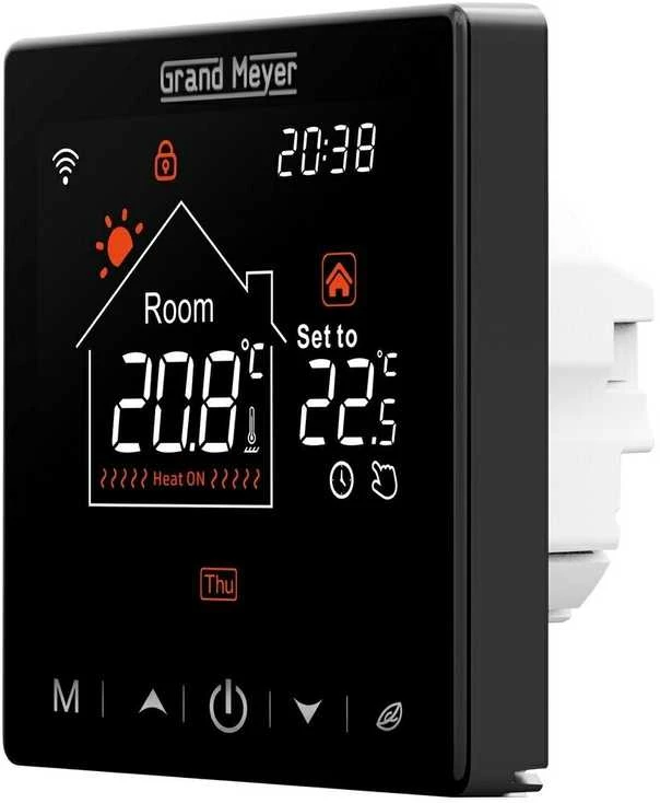 Grand Meyer® SN20 Programuojamas termostatas su WIFI, laidinis, savaitinis, potinkinis, 230V, 16A