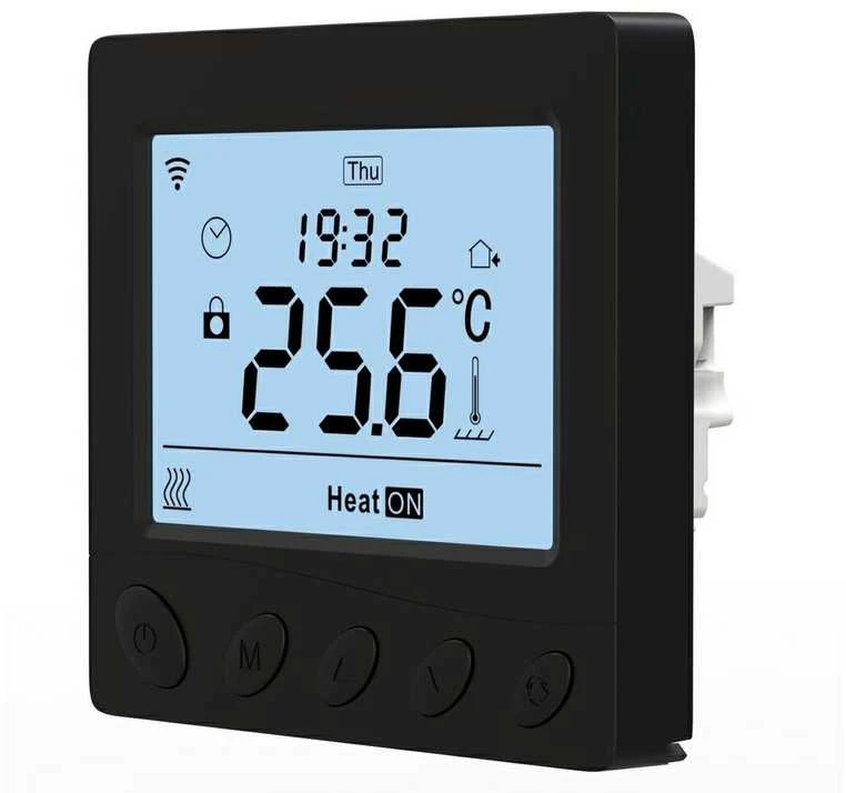 Grand Meyer® W390 Programuojamas termostatas su WIFI, laidinis, savaitinis, potinkinis, 230V, 16A