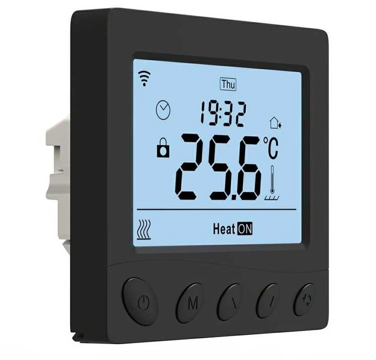 Grand Meyer® W390 Programuojamas termostatas su WIFI, laidinis, savaitinis, potinkinis, 230V, 16A