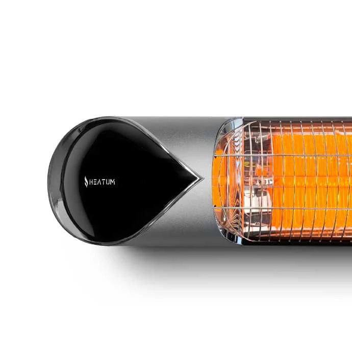 Infraraudonųjų spindulių šildytuvas Heatum H2000R CORE Sidabrinis