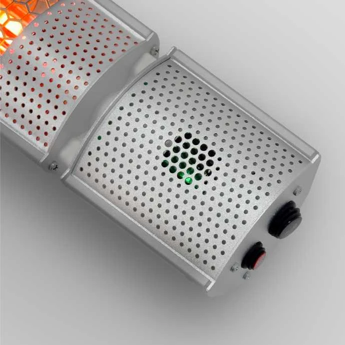 Infraraudonųjų spindulių šildytuvas Heatum H2000R URBAN Sidabrinis