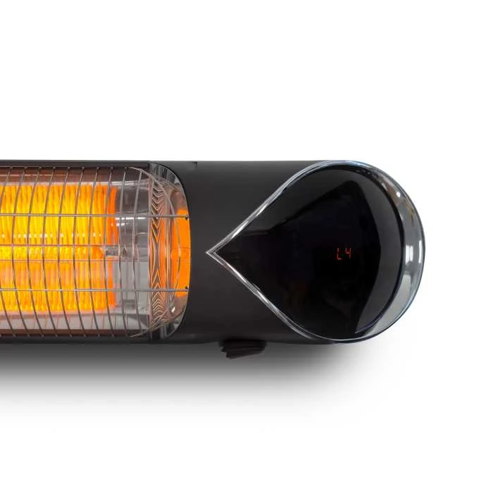 Infraraudonųjų spindulių šildytuvas Heatum H2500R CORE Juodas