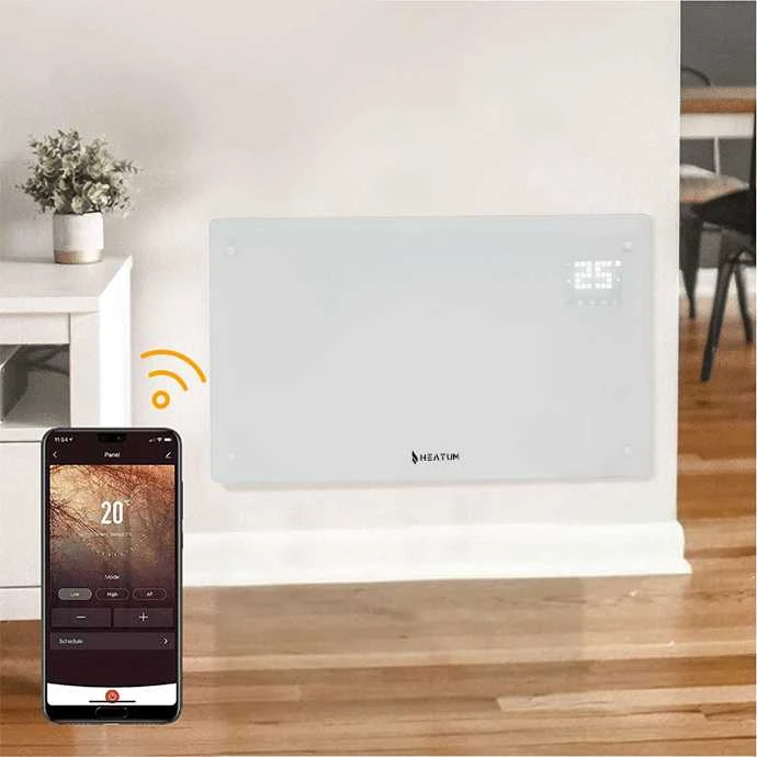 Konvekcinis šildytuvas (elektrinis radiatorius) Heatum REVO H2000R Baltas