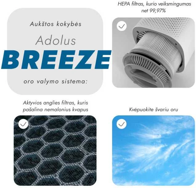 Oro valytuvas Adolus BREEZE 6W