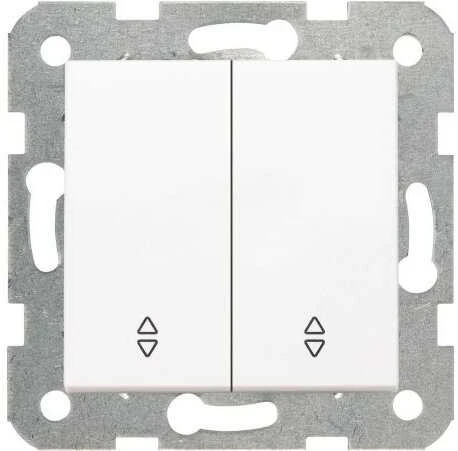 Panasonic Karre 2 klavišų potinkinis perjungiklis, baltas, 10A, 250V (90963617)