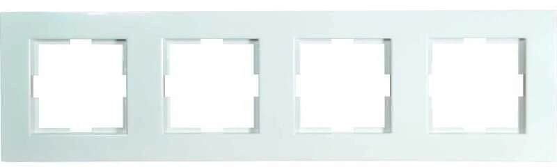 Panasonic KARRE baltas, keturvietis rėmelis (90960263)