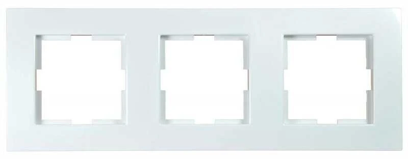 Panasonic KARRE baltas, trivietis rėmelis (90960262)