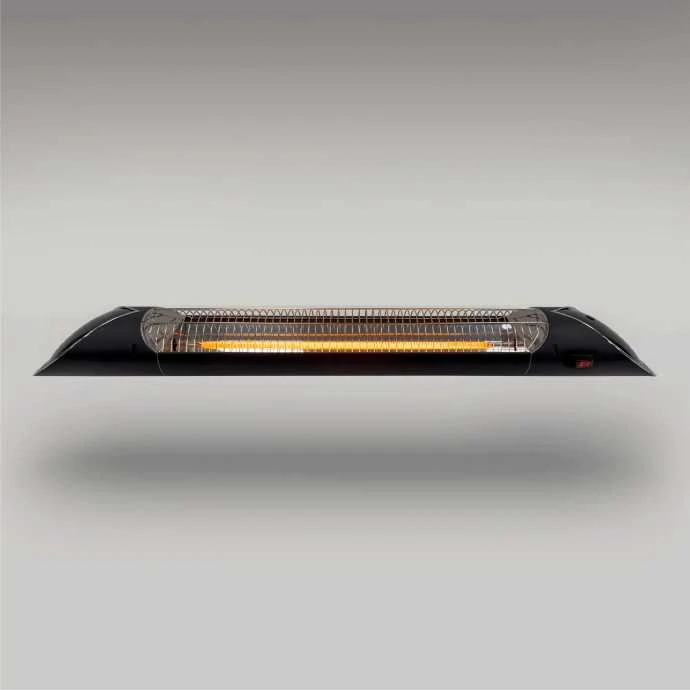 Pastatomas Infraraudonųjų spindulių šildytuvas Heatum H2500R CORE Juodas su trikoju stovu