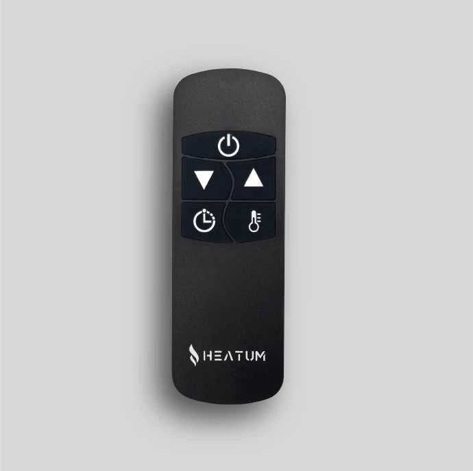 Pastatomas Infraraudonųjų spindulių šildytuvas Heatum H2500R CORE Juodas su trikoju stovu