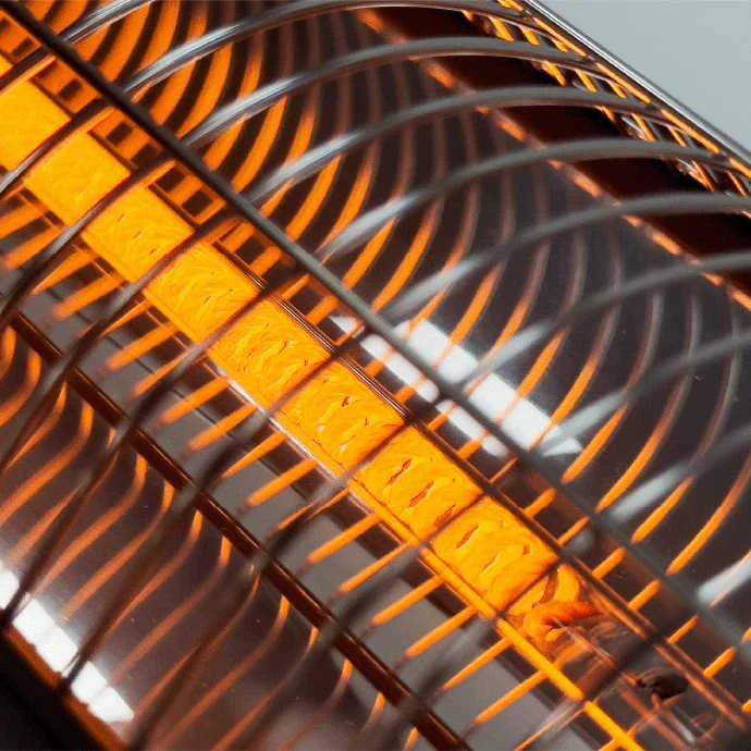 Pastatomas Infraraudonųjų spindulių šildytuvas Heatum H2500R CORE Juodas su trikoju stovu