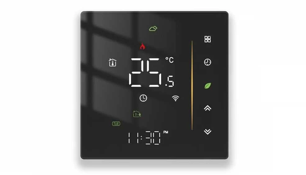 Programuojamas patalpos termostatas Konveka TW 230/16, WiFi, potinkinis, 230v, Spalva: Juoda