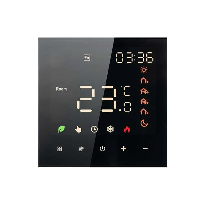 Programuojamas termostatas (Termoreguliatorius) Juodas ME82H(LED)