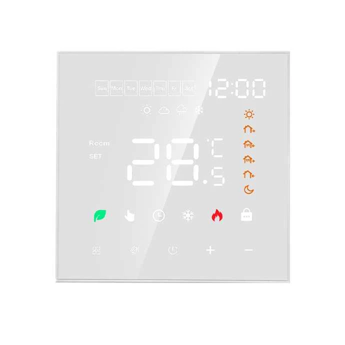 Programuojamas termostatas(Termoreguliatorius) Baltas ME82H(LED)