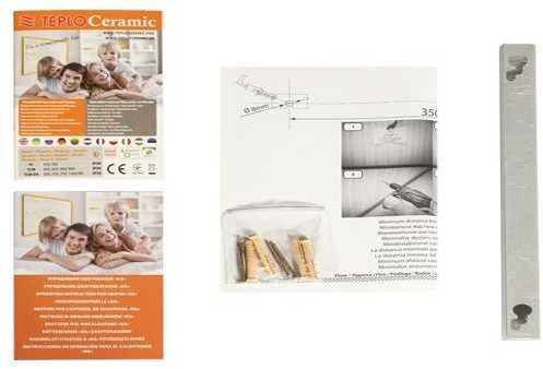 Teploceramic šildytuvas TCM RA 500 keramika (spalva juoda)