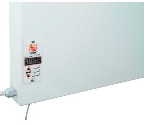 Teploceramic Sunway šildytuvas SWRE 400 Metalinis baltas