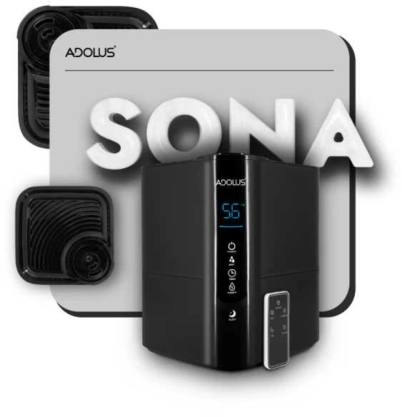 Ultragarsinis oro drėkintuvas Adolus SONA, 25W