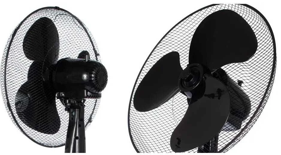 Ventiliatorius pastatomas (juodas su laikmačiu) Maltec WL85-B