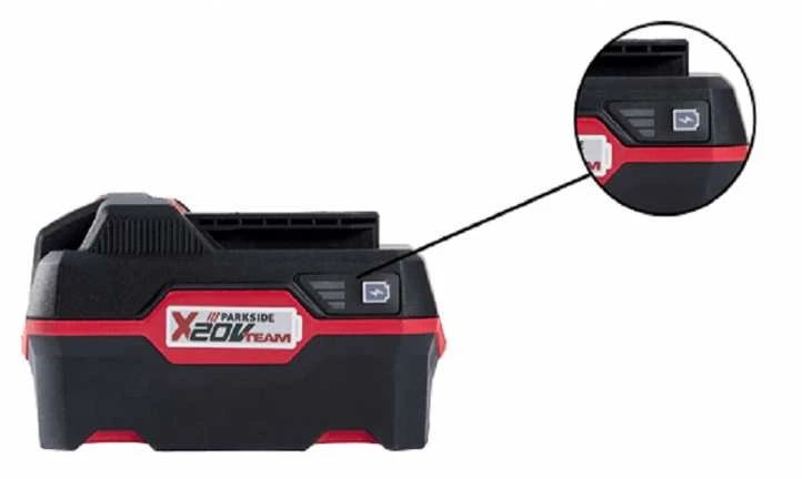 Akumuliatorius Parkside X 20V Team (20 V. – 4,0 Ah)
