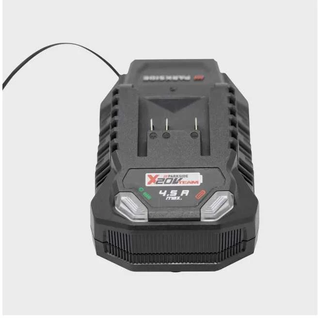 Pakrovimo stotelė 4,5A Parkside X 20 V Team sistemai